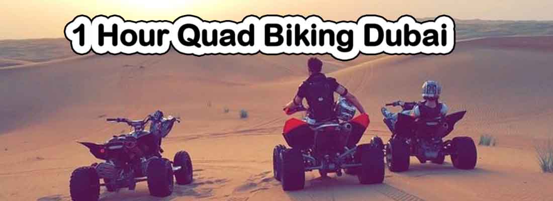 Read more about the article 1 Hour Quad Biking Dubai
